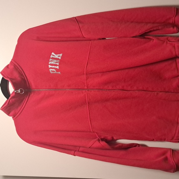 PINK Bling Zip Fleece - Picture 1 of 4